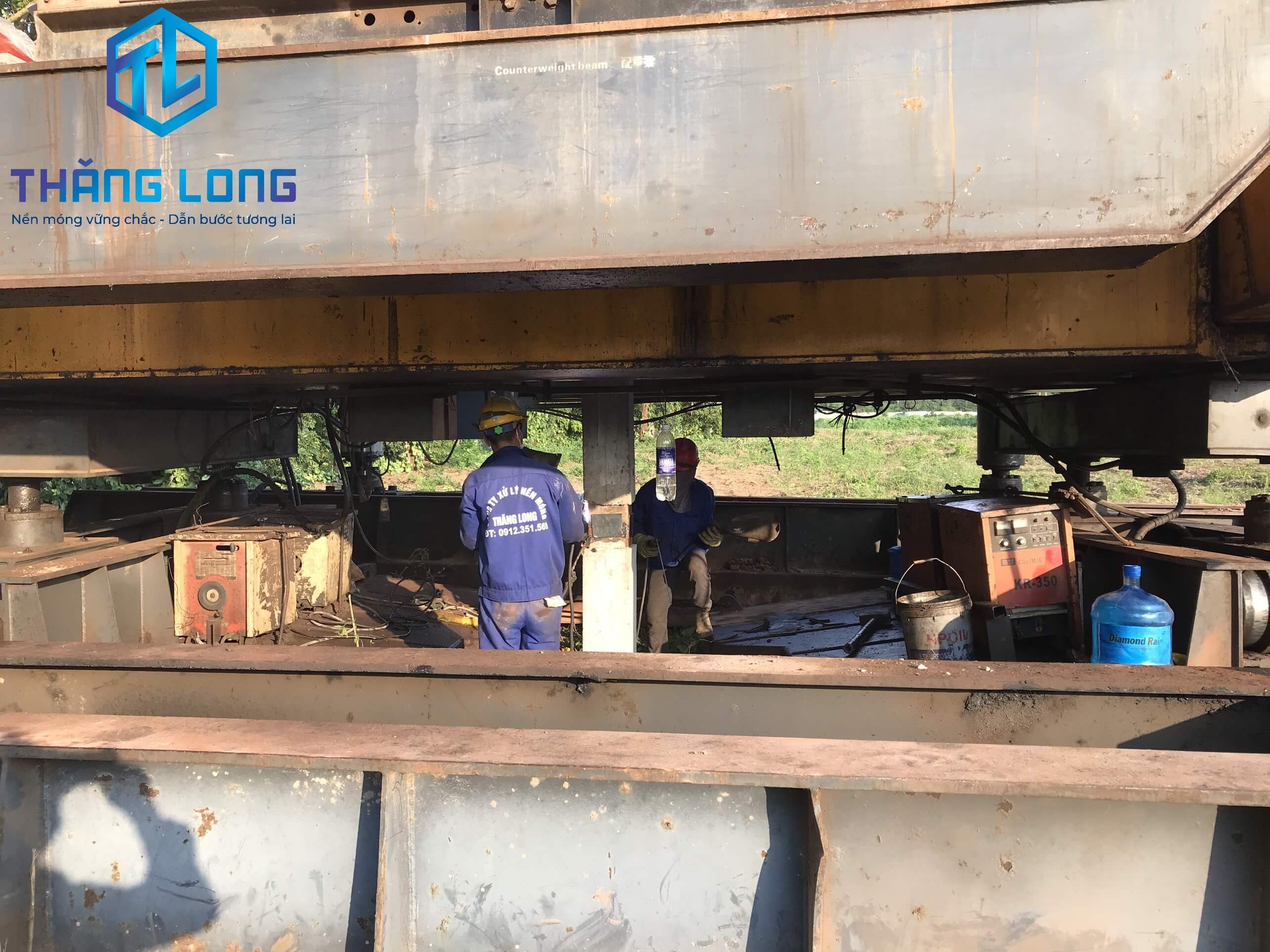 ép cọc bê tông Sân Golf Thạch Cầu - Thăng Long - Cọc Bê Tông Chèm